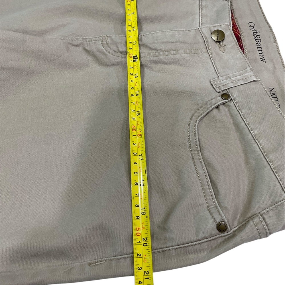 Croft & Barrows Natural Fit Tan Jeans Women’s Size 16 Average - Picture 8 of 8